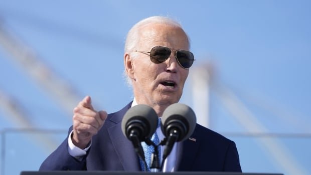 Biden tries to clarify confusing ‘garbage’ comments as Trump and his supporters cry foul